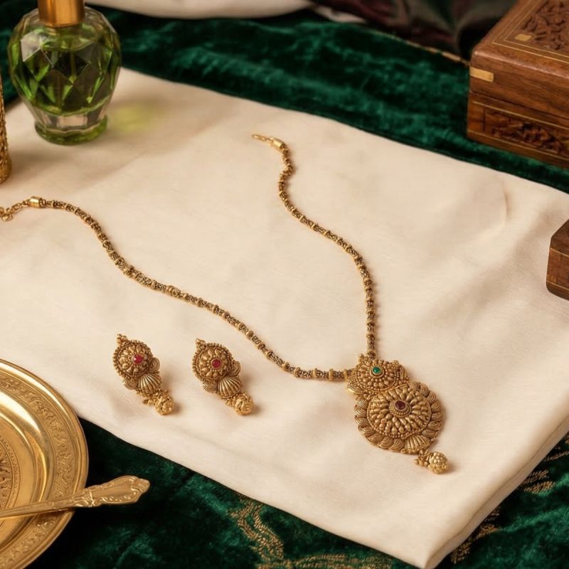 Artisan Antique Chain Pendant Set