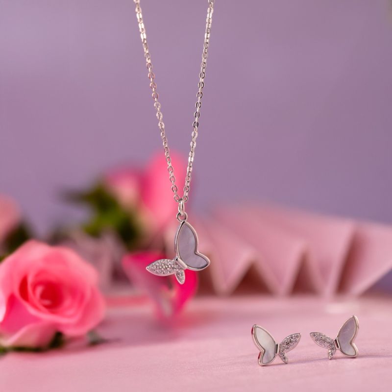 Pearly Butterfly Wing Set