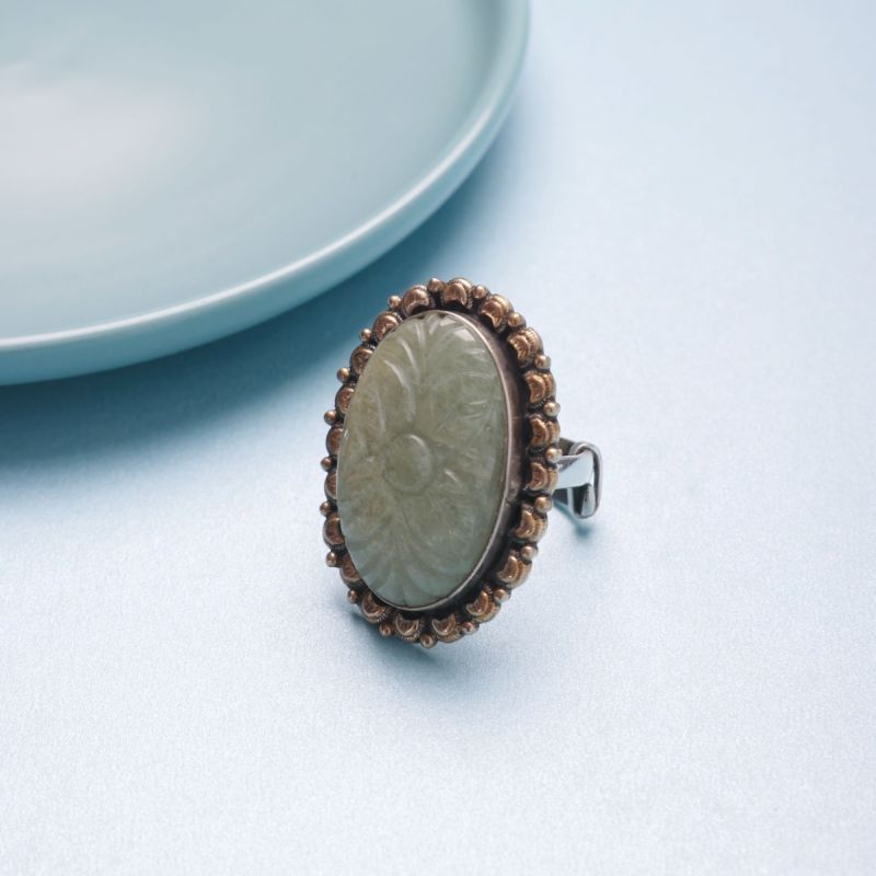 Stone Story Silver Ring