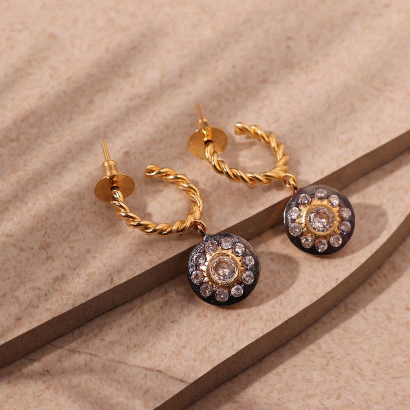 Spherical Mystery Drop Earrings