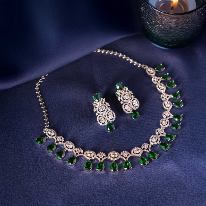 Emerald Glitz Set