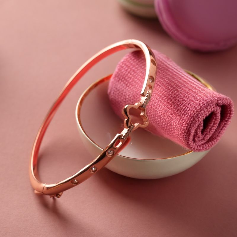 Rosé Luck Silver Bracelet