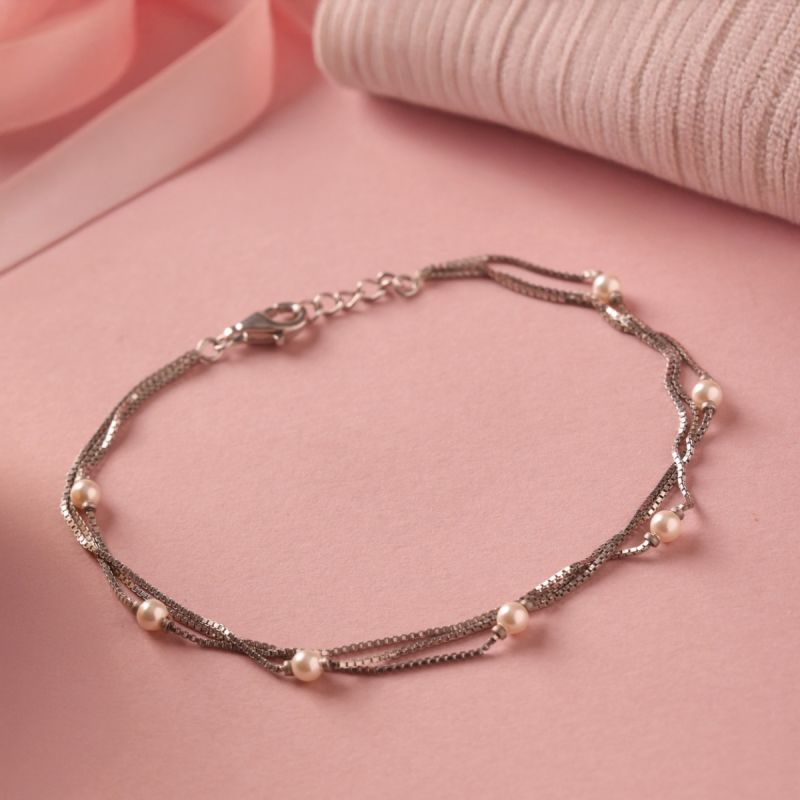 Pearl Daze Silver Bracelet