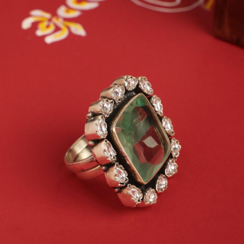 Boho Baddie Silver Ring