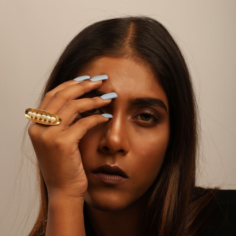 Sailing Pebbles Ring