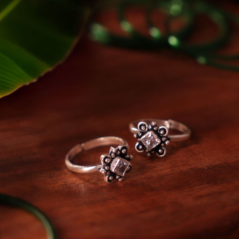 Boho Bloom Silver Chutki