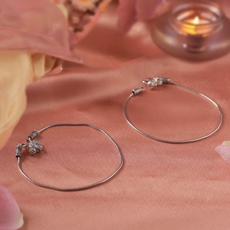 Tinkle & Twirl Silver Payel Set