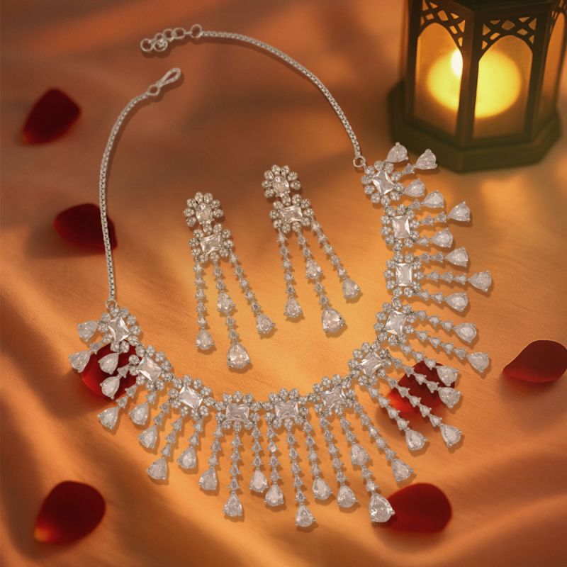 Shimmer Link-Up Necklace Set