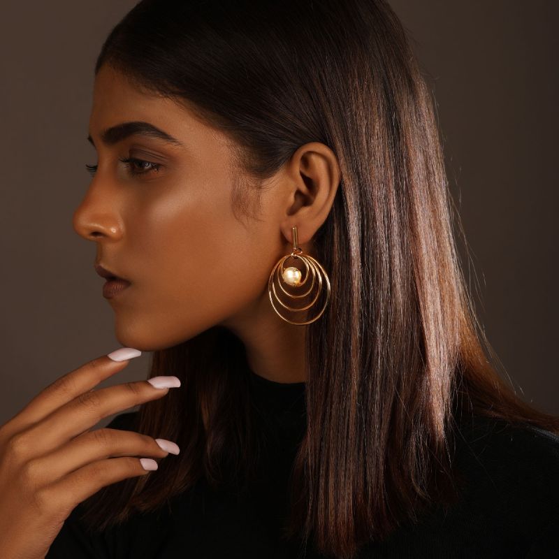 Eclectic Spheres Drop Earrings