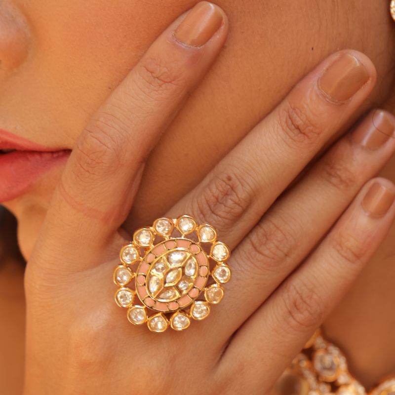 Shiny Bloom Festive Ring