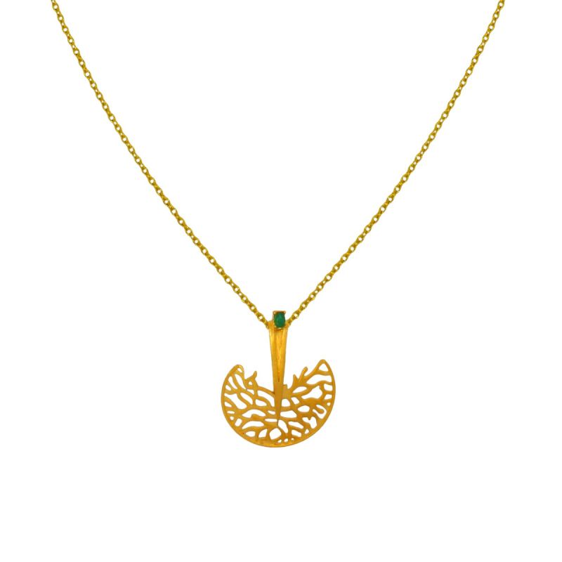 Artistic Root N Branch Chain Pendant Set