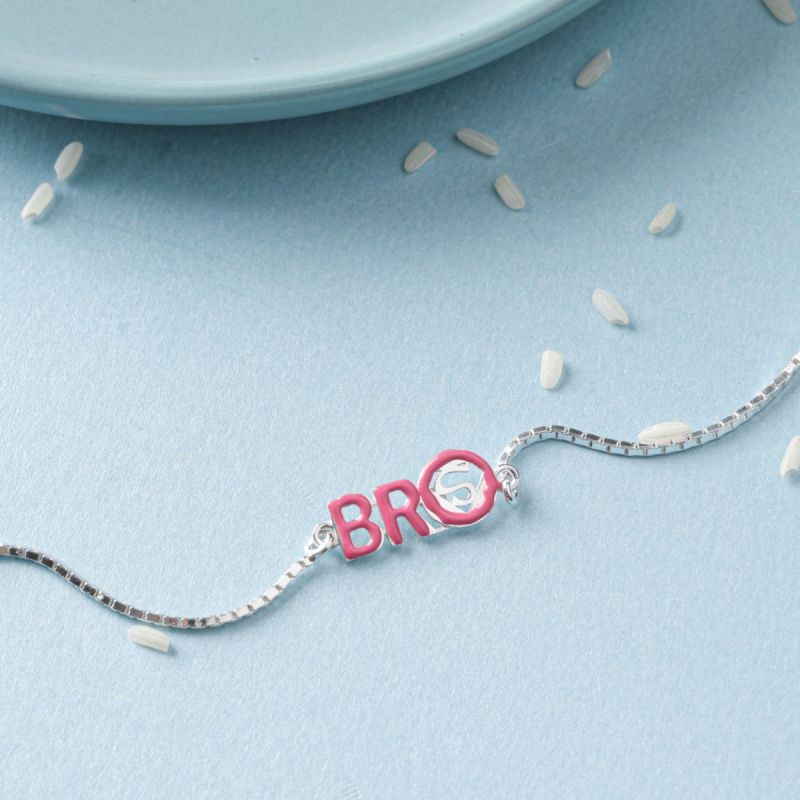 Superhero Bro Silver Rakhi