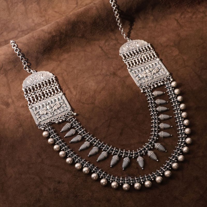 Boho Appeal Silver Necklace