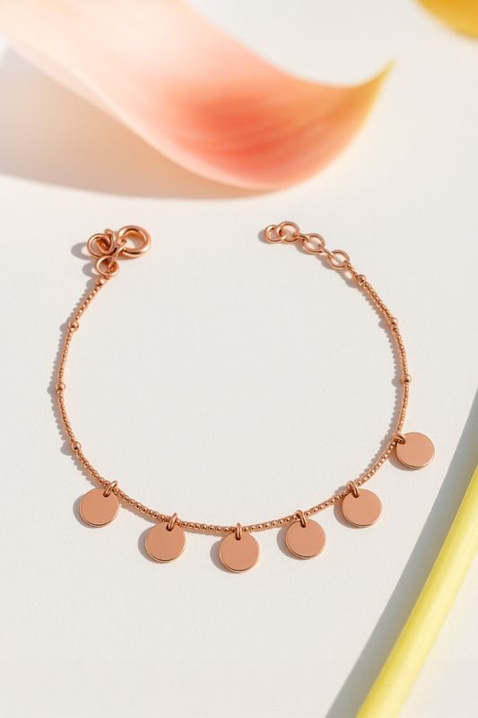 Golden Hour Disc Silver Wristlet