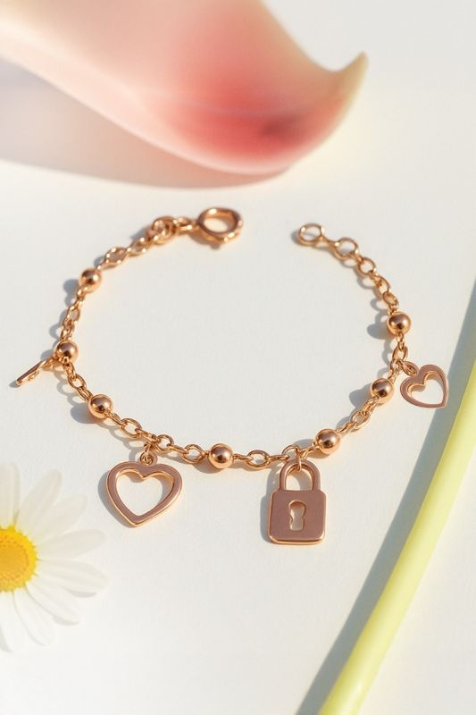 Locked In Love Silver Wristlet