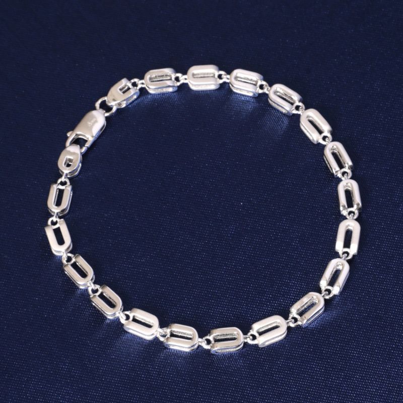 Not-So-Basic Men's Silver Bracelet