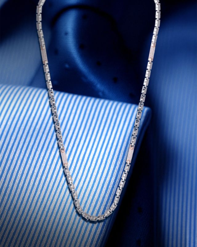 Laid-Back Luxe Men's Silver Chain
