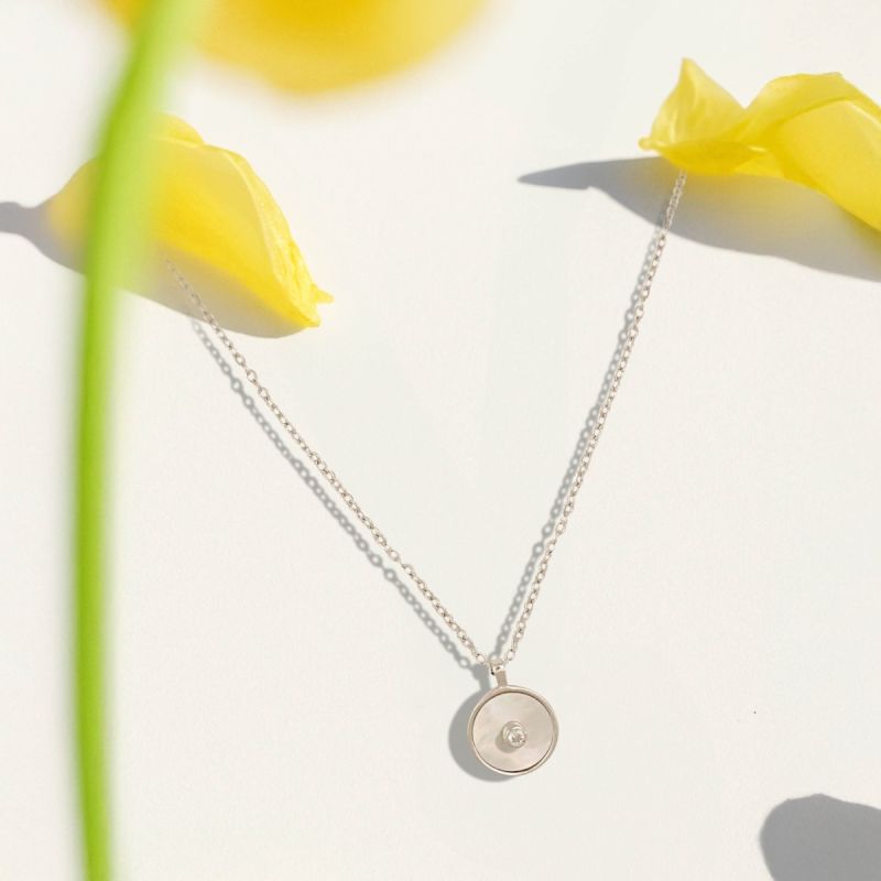 Mermaidcore Vibes Silver Chain Pendant