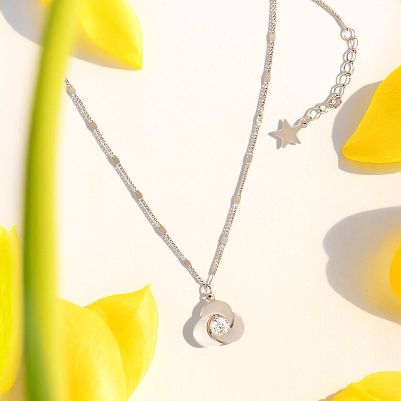 Star Energy Silver Chain Pendant