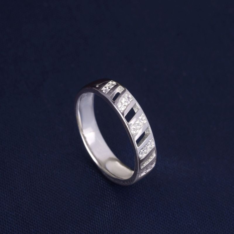 Quiet Flex Men's Silver Ring