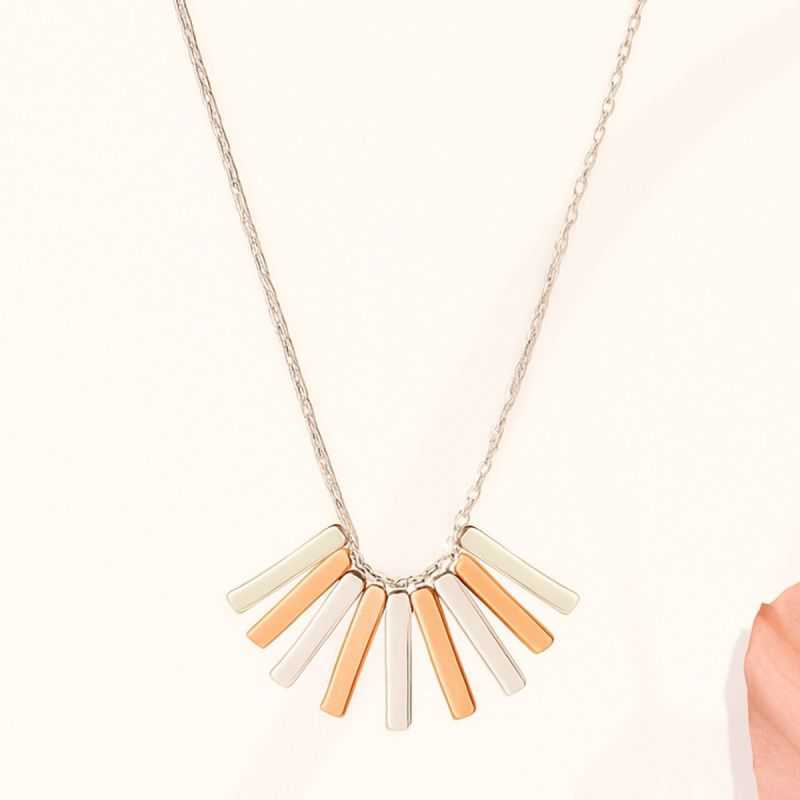 Split Mood Silver Chain Pendant