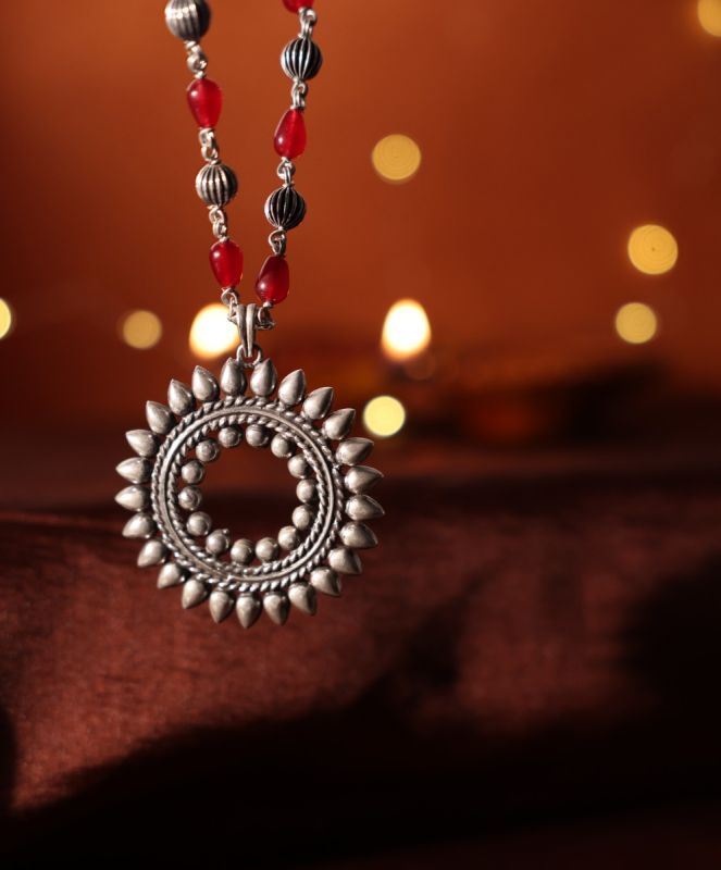 Minimal To Maximal Silver Necklace