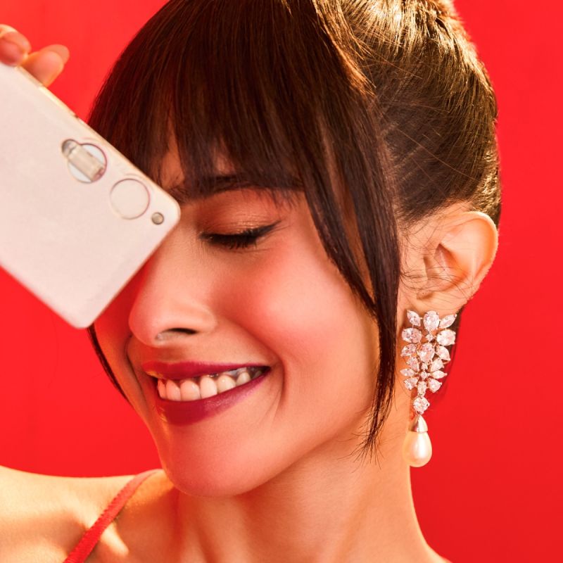 Glitz & Drop Statement Earrings