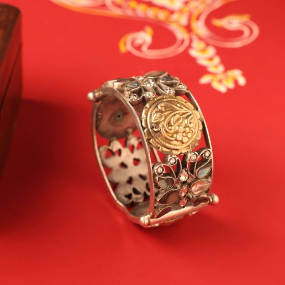 Dual-Toned Bangles