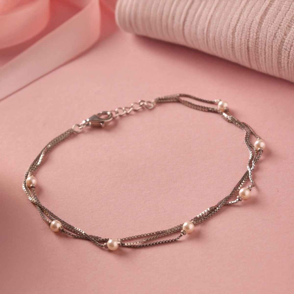 Pearl Daze Silver Bracelet