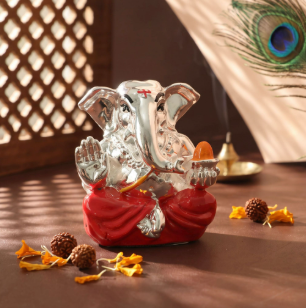 Shimmering Lord Ganesha Idol